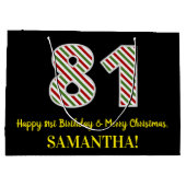 Gelukkige 81ste Verjaardag & Vrolijke Kerstmis, Do Groot Cadeauzakje (Achterkant)