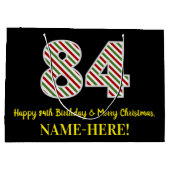 Gelukkige 84ste Verjaardag & Vrolijk Kerstmis, Dou Groot Cadeauzakje (Achterkant)