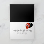 Gelukkige 85e verjaardag op zwart met ballonnen kaart (Binnen)