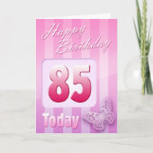 Gelukkige 85ste verjaardag Grootmoeder Oma Kaart (Voorkant)