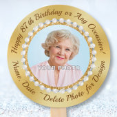 Gelukkige 87ste verjaardag ideeën. Fans van fotofe Handwaaier