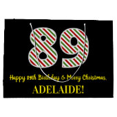 Gelukkige 89ste Verjaardag & Vrolijk Kerstmis, Dou Groot Cadeauzakje (Achterkant)