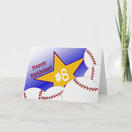 Gelukkige 8ste Verjaardag, Slugger! Kaart