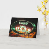 Gelukkige 90e verjaardag mama kaart (Gele Bloem)