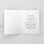 Gelukkige 90ste Verjaardag, het Boeket van de Kaart (Binnen)