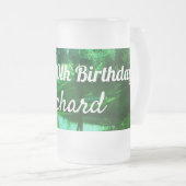 Gelukkige 90ste Verjaardag Landelijke scène Matglas Bierpul (Voorkant rechts)