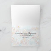 Gelukkige 90ste Verjaardag Moeder Cherry Blossom T Kaart (Binnen)