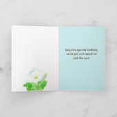 Gelukkige 90ste verjaardag speciale vriend Petunia Kaart (Binnen)