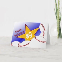 Gelukkige 9de Verjaardag, Slugger! Kaart