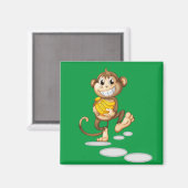 gelukkige aap magneet (Voorkant / Achterkant)