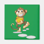 gelukkige aap magneet (Voorkant)