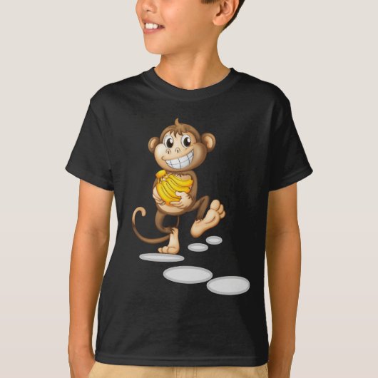 gelukkige aap T-Shirt (Voorkant)