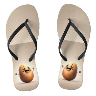 Gelukkige aardappel Custom Bruiloft Kleuren Bruid  Teenslippers