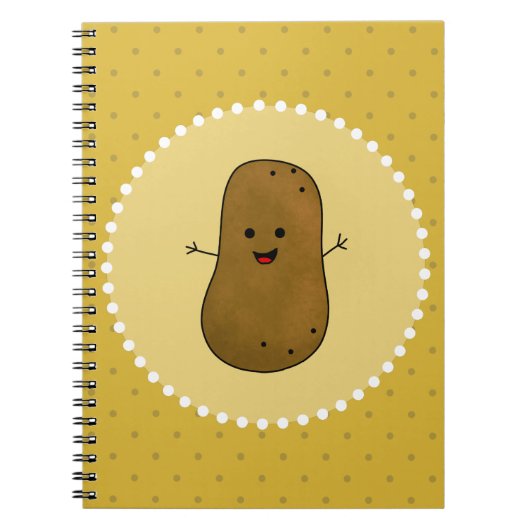 Gelukkige Aardappel Notitieboek (Voorkant)