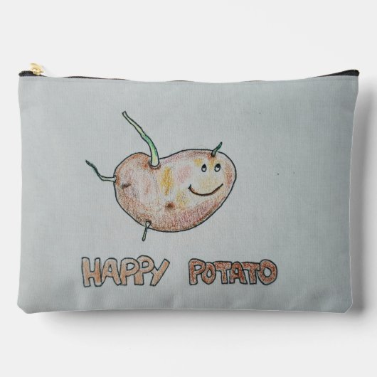 Gelukkige Aardappel Print Knip Naai Tas (Voorkant)