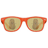 Gelukkige Aardappel Retro Zonnebril (Voorkant)