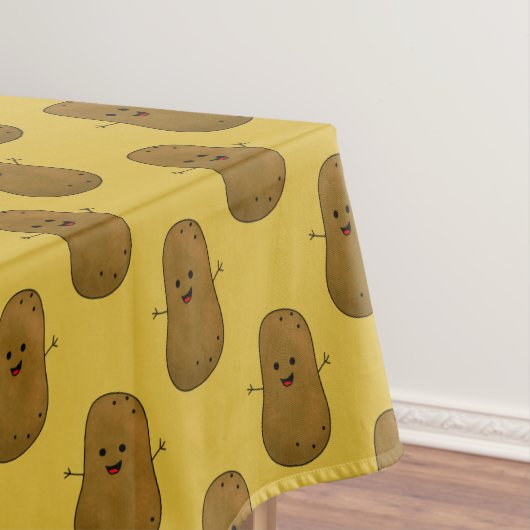 Gelukkige Aardappel Tafelkleed (Voorbeeld)