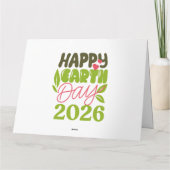Gelukkige aarddag 2026 kaart (Achterkant)