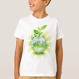 GELUKKIGE AARDDAG 2026 RED DE PLANEET T-SHIRT