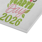 Gelukkige aarddag 2026 snijplank (Hoek)