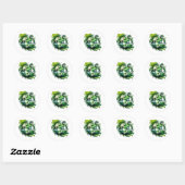 Gelukkige aarddag viering 2026 ronde sticker (Vel)