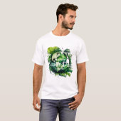 Gelukkige aarddag viering 2026 t-shirt (Voorkant volledig)