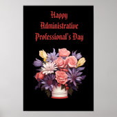 Gelukkige Administratieve Professionals Dank u kaa Poster (Voorkant)
