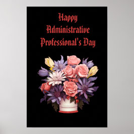 Gelukkige Administratieve Professionals Dank u kaa Poster
