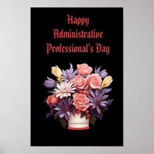 Gelukkige Administratieve Professionals Dank u kaa Poster