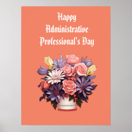 Gelukkige Administratieve Professionals Dank u kaa Poster