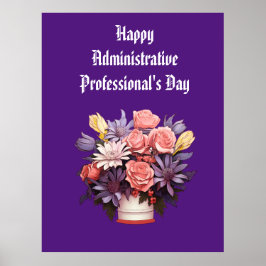 Gelukkige Administratieve Professionals Dank u kaa Poster