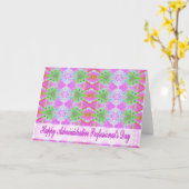 Gelukkige administratieve werkdag kaart (Gele Bloem)