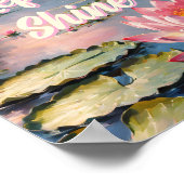 Gelukkige affirmaties, goede vibe poster (Hoek)