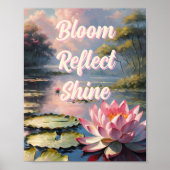 Gelukkige affirmaties, goede vibe poster (Voorkant)