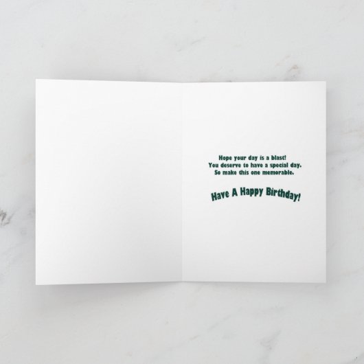 Gelukkige Afro-Amerikaanse jongen en taart verjaar Kaart (Binnen)