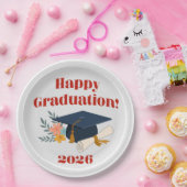 Gelukkige Afstuderen 2026! 9" bord (Feest)