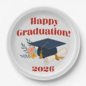 Gelukkige Afstuderen 2026! 9" bord (Voorkant)