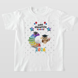 Gelukkige Afstuderen 2026 - Lieve Uil & Boeken  T-shirt