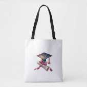 Gelukkige afstuderen universiteit tote bag (Voorkant)