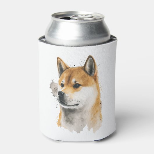 Gelukkige Akita-hond Blikjeskoeler (Blikje Voorkant)