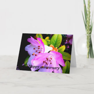 Gelukkige anniversar kaart