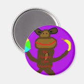 gelukkige Apenmagneet Magneet (Voorkant / Achterkant)