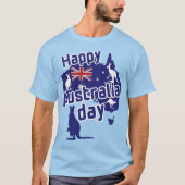 Gelukkige Australië Dag T-shirt (Voorkant)