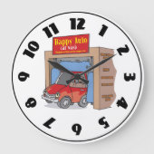 Gelukkige Auto Auto Wash Klok (Voorkant)