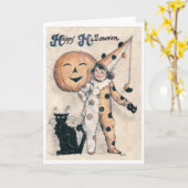 Gelukkige Avond voor Allerheiligen Kaart (Gele Bloem)