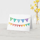 Gelukkige Ayyam-i-Ha Vlag kaart (Gele Bloem)