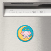 Gelukkige baby-olifant magneet (Insitu (Vaatwasser))