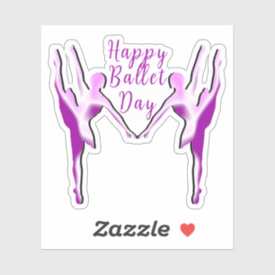 Gelukkige Balletdag Sticker