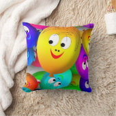 gelukkige ballonnen kussen (Deken)