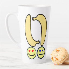 Gelukkige banaan vs boze banaan latte mok